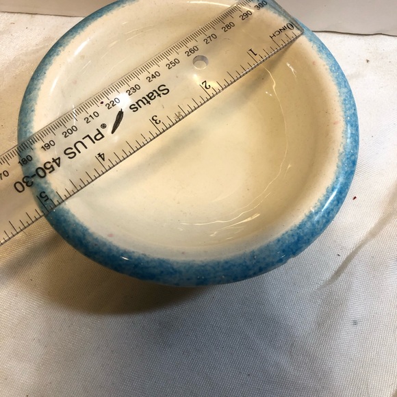 1940’s Cash Family Pottery Erwin Tennessee Small Hand Painted Pitcher Wash Basin - Picture 9 of 13